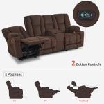 MCombo Electric Reclining Sofa with Heat & Massage