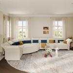 Velvet L-Shaped Modular Sectional Sofa with Storage