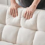 Modern Velvet 3-in-1 Convertible Sleeper Sofa