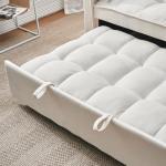 Modern Velvet 3-in-1 Convertible Sleeper Sofa