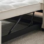 Modern Velvet 3-in-1 Convertible Sleeper Sofa