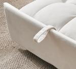 Modern Velvet 3-in-1 Convertible Sleeper Sofa