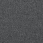 Gray Polyester Fabric Sectional Sofa with Ottoman