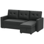 Contemporary Reversible Sleeper Sofa with Storage Chaise