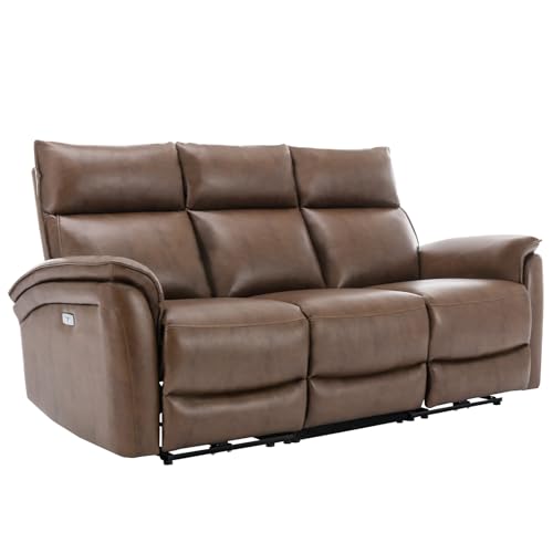 Modern Power Reclining Sofa with USB Ports