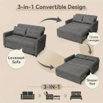 Gizoon 3-in-1 Convertible Sleeper Sofa Couch
