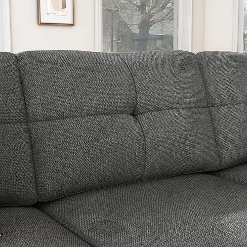 HONBAY L-Shaped Convertible Sectional Sofa for Apartments