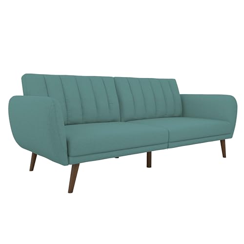 Light Blue Novogratz Brittany Futon Sofa