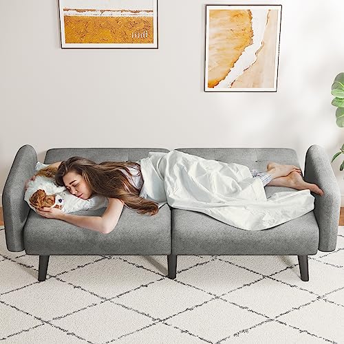 Vesgantti Convertible Futon Sofa Bed - Ash Blue