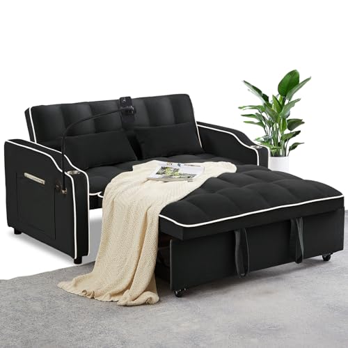 Black Full Size Rovibek Sofa Bed