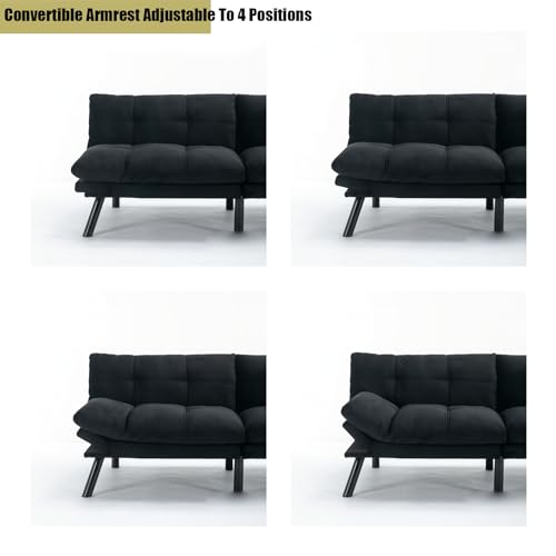 Convertible Futon Sofa Bed for Small Spaces