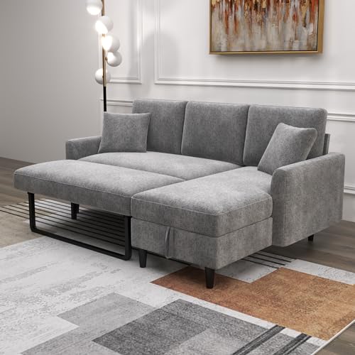 Modern 3-in-1 Convertible Sleeper Sofa Bed
