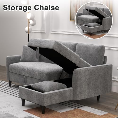 Modern 3-in-1 Convertible Sleeper Sofa Bed
