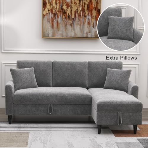 Modern 3-in-1 Convertible Sleeper Sofa Bed