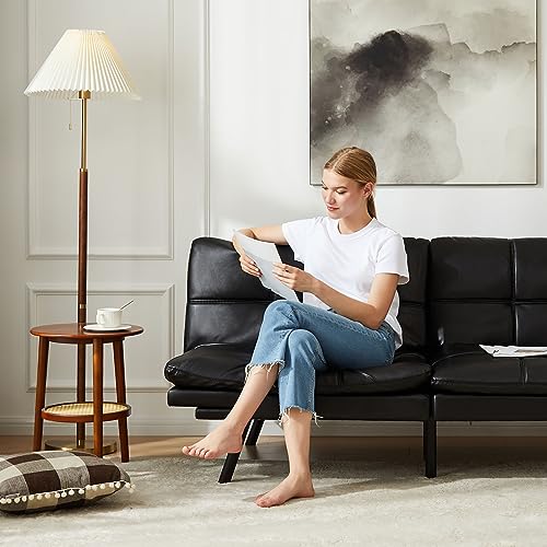 Modern Black Sofa Bed for Small Spaces