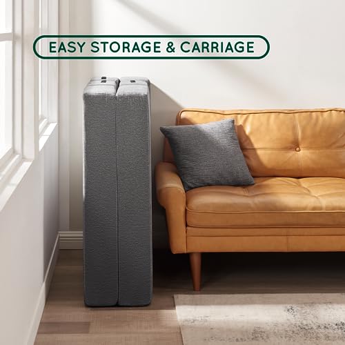 Z-hom Convertible Memory Foam Sofa Bed - Dark Grey