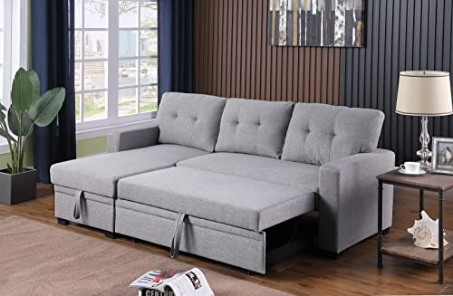 Light Gray Devion Furniture Russ Sofabed