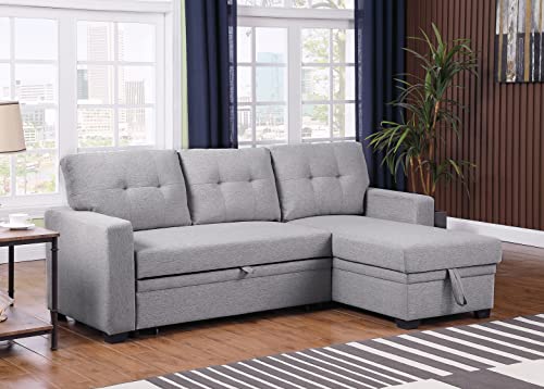 Light Gray Devion Furniture Russ Sofabed