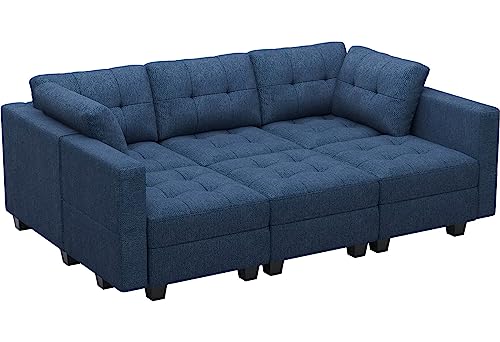 Belffin Modular Sleeper Sectional Sofa with Storage