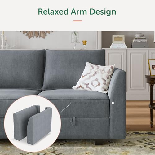 HONBAY U-Shaped Modular Sectional Sofa Set