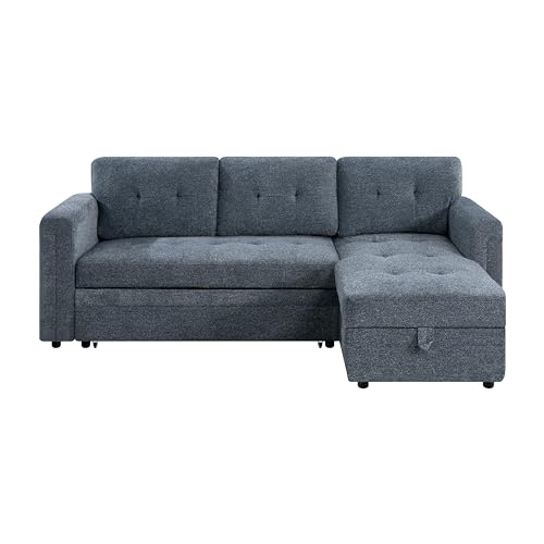 Naomi Home Lily L-Shaped Sleeper Sofa with USB