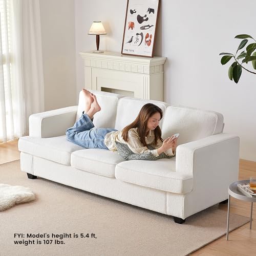 3-Seater Sleeper Sofa with Deep Seats, Velvet