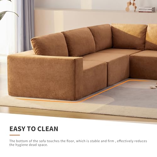 Comfy Modular L-Shaped Sectional Sofa Set