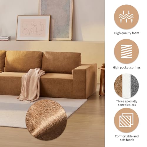 Comfy Modular L-Shaped Sectional Sofa Set