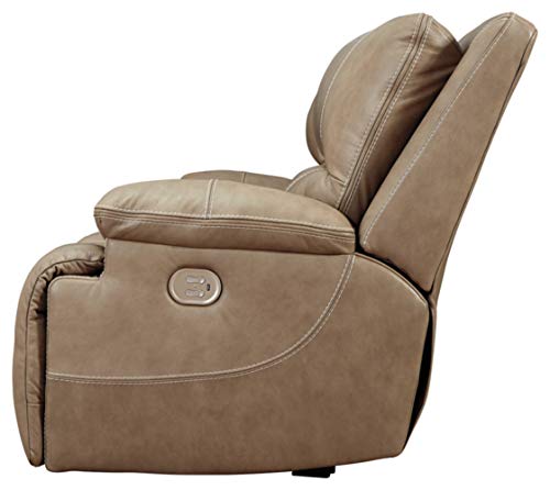 Ashley Ricmen 2-Seat Power Reclining Sofa - Light Brown