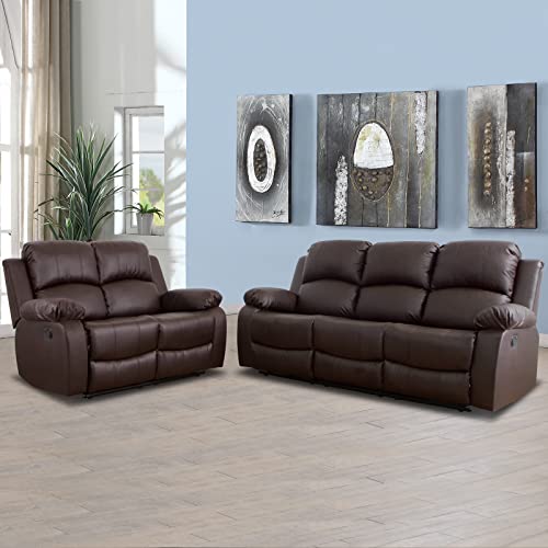 Ainehome Luxury Recliner Sofa and Loveseat Set