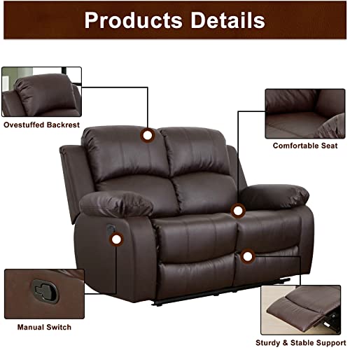 Ainehome Luxury Recliner Sofa and Loveseat Set