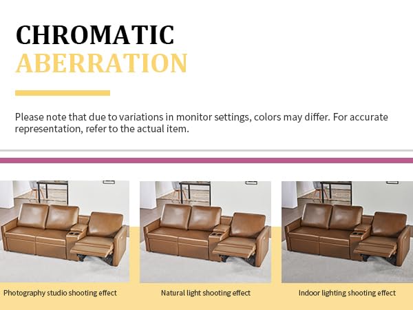 AMERLIFE Electric Reclining Sectional Sofa with Console