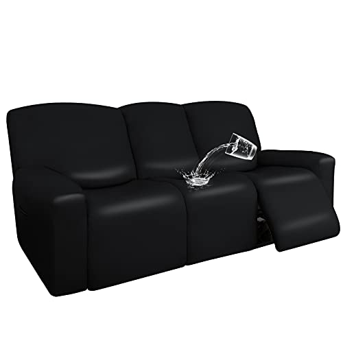 Waterproof PU Leather Recliner Sofa Slipcover Set