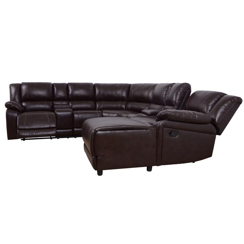Modular U-Shaped Reclining Sectional Sofa Set