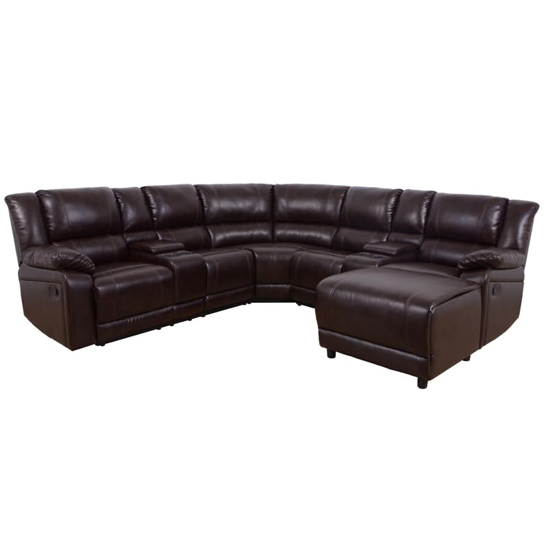 Modular U-Shaped Reclining Sectional Sofa Set
