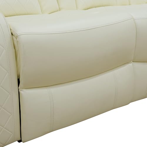 Power Recliner Loveseat with LED Lights and USB