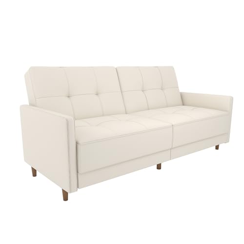 DHP Andora Mid Century Modern Futon Sofa Bed