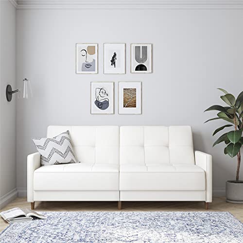 DHP Andora Mid Century Modern Futon Sofa Bed