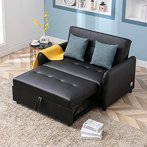 Merax 51.5" Modern Convertible Sleeper Sofa Bed