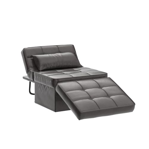 4-in-1 Faux Leather Sofa Bed for Small Spaces