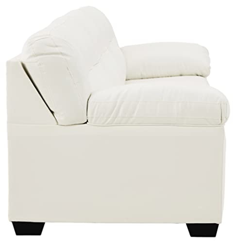 Ashley Donlen Modern Tufted Faux Leather Sleeper Sofa