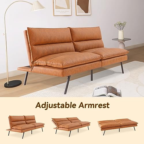 Light Brown Futon Sofa Bed
