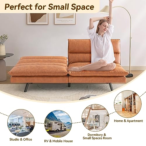Light Brown Futon Sofa Bed