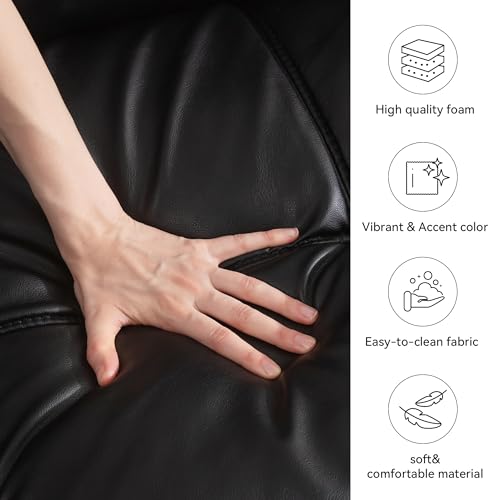 Erdoru 71" Convertible Faux Leather Sofa Bed