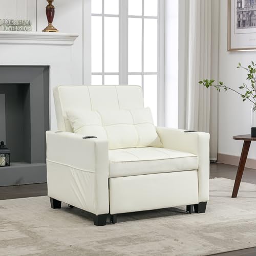 3-in-1 Sleeper Sofa Chair with USB Ports
