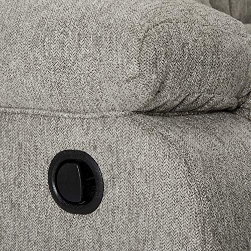 Mitchiner Sofa with Drop-Down Table in Fog