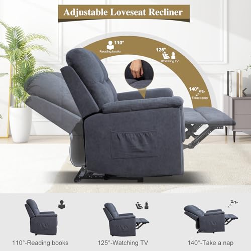 RIHEREFY Adjustable Recliner Loveseat for Living Room