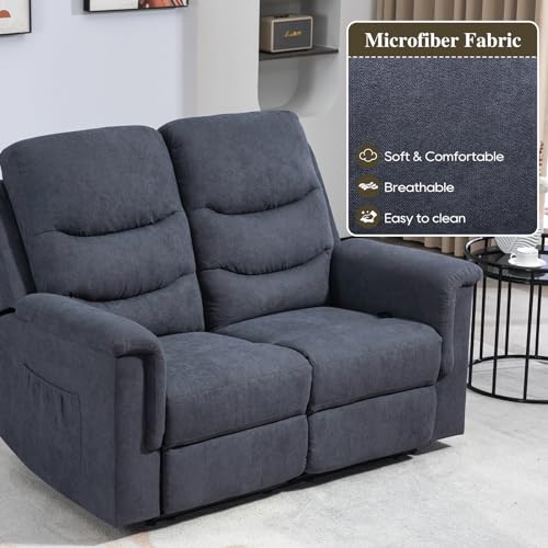 RIHEREFY Adjustable Recliner Loveseat for Living Room