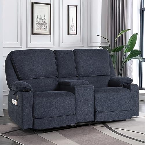 LOUVIXA 2-Seater Recliner Loveseat for RVs