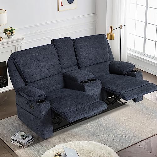 LOUVIXA 2-Seater Recliner Loveseat for RVs